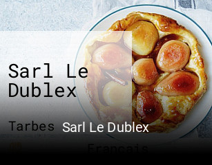 Sarl Le Dublex réservation de table