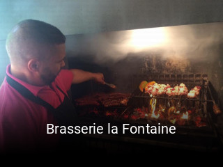 Brasserie la Fontaine réservation de table