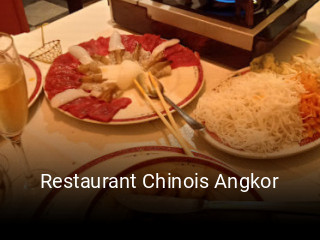 Restaurant Chinois Angkor réservation de table
