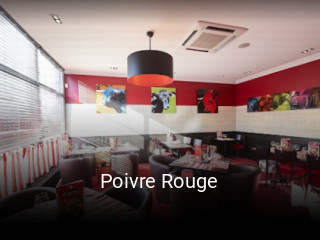 Poivre Rouge réservation de table