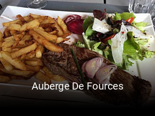 Réserver une table chez Auberge De Fources maintenant