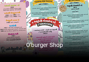 O’burger Shop réservation en ligne