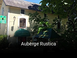 Auberge Rustica réservation de table