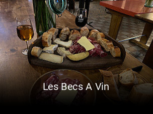 Les Becs A Vin réservation de table