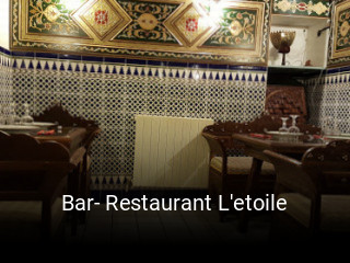 Réserver une table chez Bar- Restaurant L'etoile maintenant