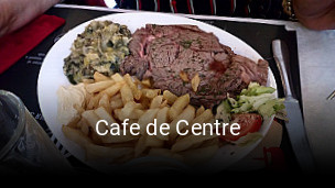 Cafe de Centre réservation
