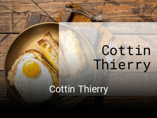 Cottin Thierry réservation de table