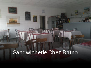 Sandwicherie Chez Bruno réservation de table