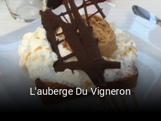Réserver une table chez L'auberge Du Vigneron maintenant