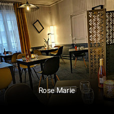 Rose Marie réservation de table