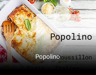 Popolino réservation de table