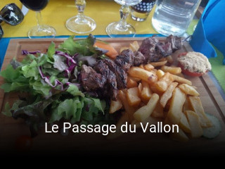 Réserver une table chez Le Passage du Vallon maintenant