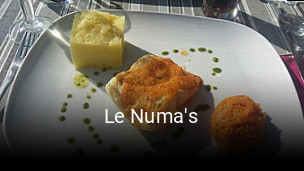 Le Numa's réservation