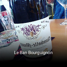 Le Ban Bourguignon réservation