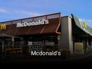 Mcdonald's réservation