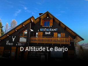 D Altitude Le Barjo réservation