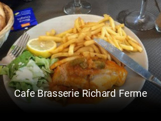 Cafe Brasserie Richard Ferme réservation en ligne
