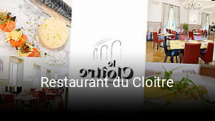 Restaurant du Cloitre réservation en ligne