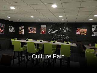 Culture Pain réservation de table
