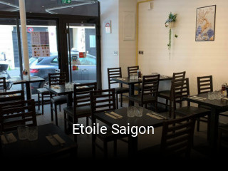 Etoile Saigon réservation de table