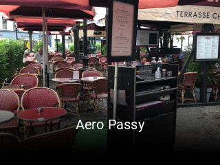 Aero Passy réservation de table
