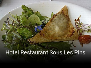 Réserver une table chez Hotel Restaurant Sous Les Pins maintenant