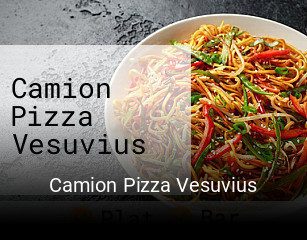 Camion Pizza Vesuvius réservation de table