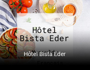 Hôtel Bista Eder réservation de table