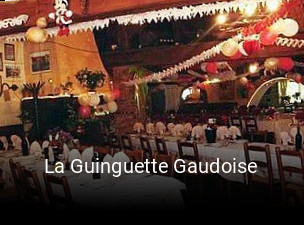 Réserver une table chez La Guinguette Gaudoise maintenant