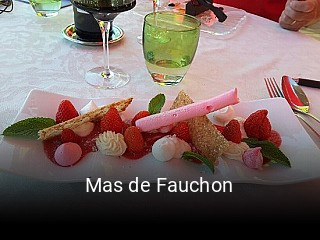 Mas de Fauchon réservation de table
