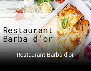 Restaurant Barba d'or réservation de table