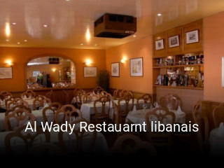 Al Wady Restauarnt libanais réservation de table