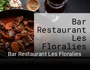 Bar Restaurant Les Floralies réservation en ligne