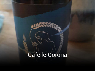 Cafe le Corona réservation de table