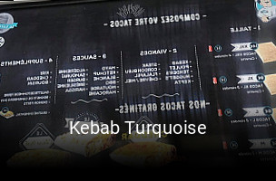 Kebab Turquoise réservation en ligne