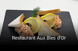 Restaurant Aux Bles d'Or réservation en ligne