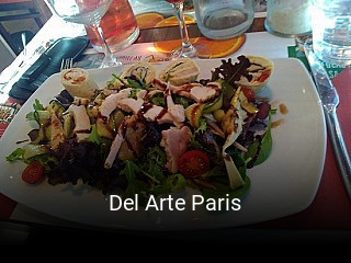 Réserver une table chez Del Arte Paris maintenant