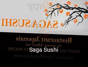 Saga Sushi réservation de table