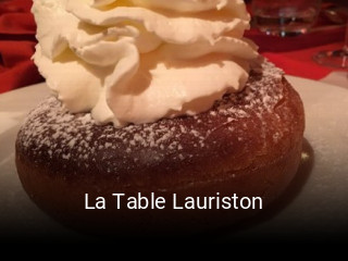 La Table Lauriston réservation en ligne