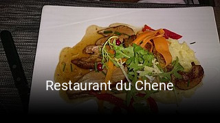 Restaurant du Chene réservation en ligne