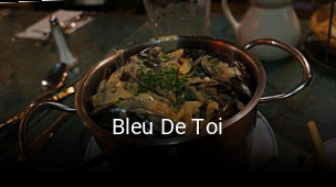 Bleu De Toi réservation de table