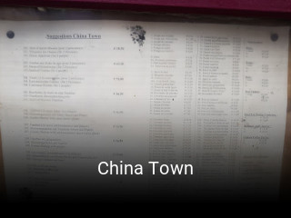 Réserver une table chez China Town maintenant