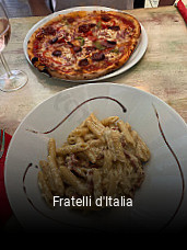 Fratelli d'Italia réservation de table