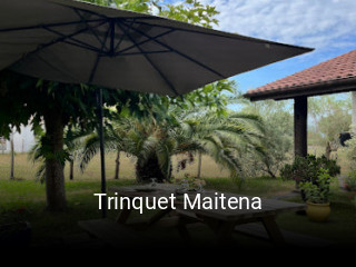 Réserver une table chez Trinquet Maitena maintenant