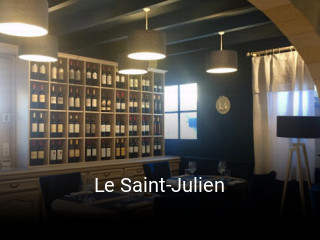 Le Saint-Julien réservation de table