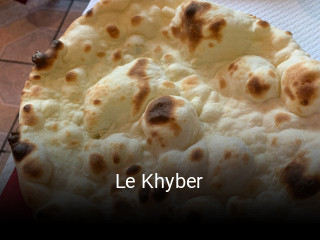Le Khyber réservation de table