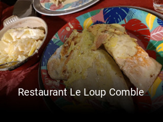Restaurant Le Loup Comble réservation en ligne
