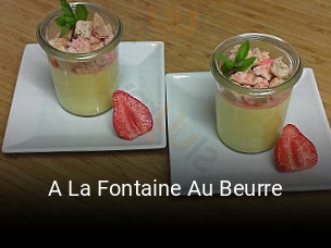 A La Fontaine Au Beurre réservation en ligne