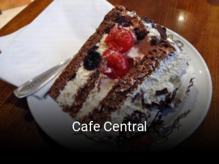 Cafe Central réservation de table