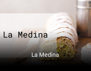 La Medina réservation de table